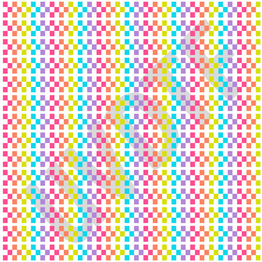 UVDTF Neon Checkered Element-U5