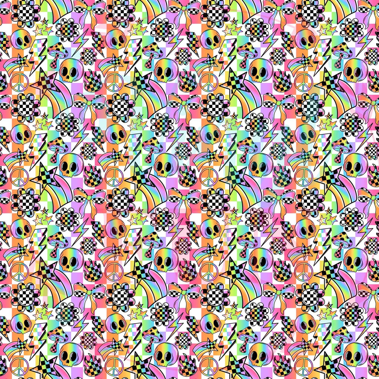 Neon Things Pattern-B18