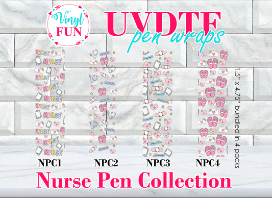 UVDTF Nurse  Pen Wraps