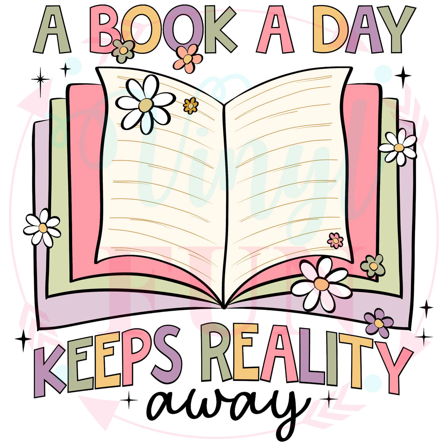 UVDTF A Book A Day Decal-24