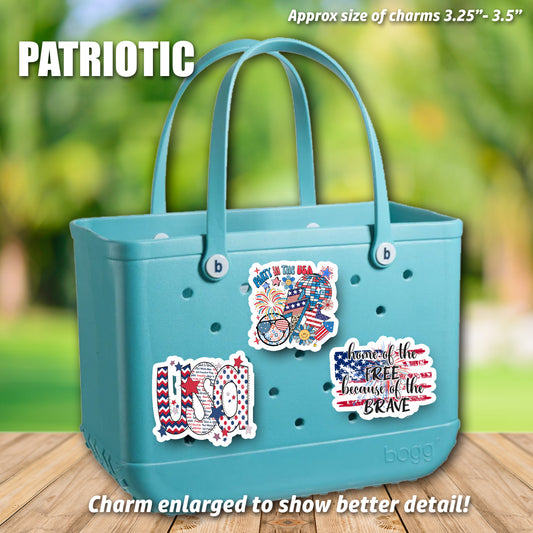 Patriotic Bag Charms