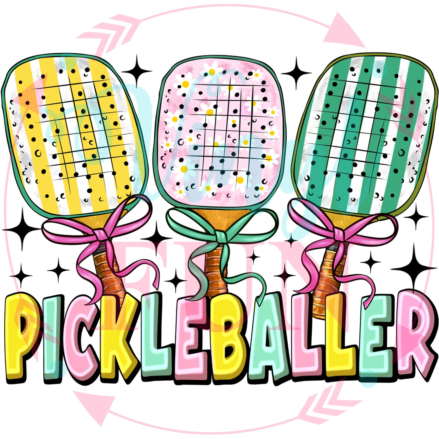 UVDTF Pickleballer Decals