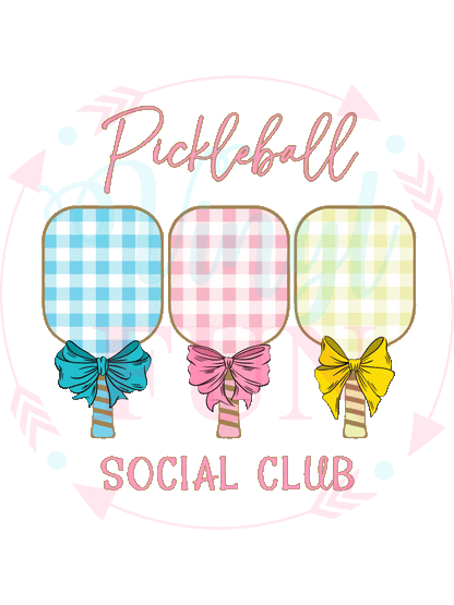 Pickleball Social Club Decal-7