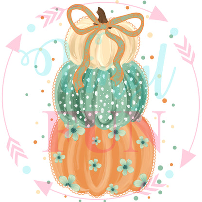 Pumpkin Season Transfers - For Fabrics