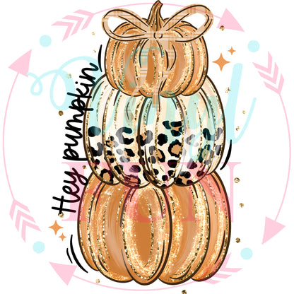 Pumpkin Season Transfers - For Fabrics