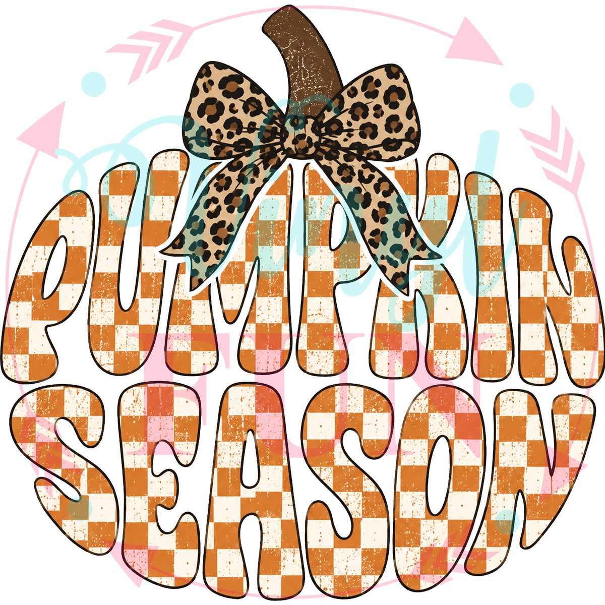 Pumpkin Season Transfers - For Fabrics