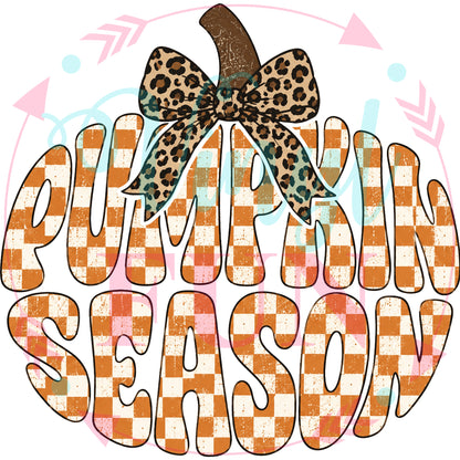 Pumpkin Season Transfers - For Fabrics