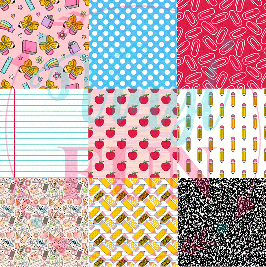 Pattern Sampler School Days