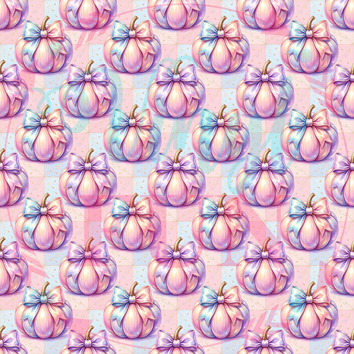 Pastel Pumpkins Pattern