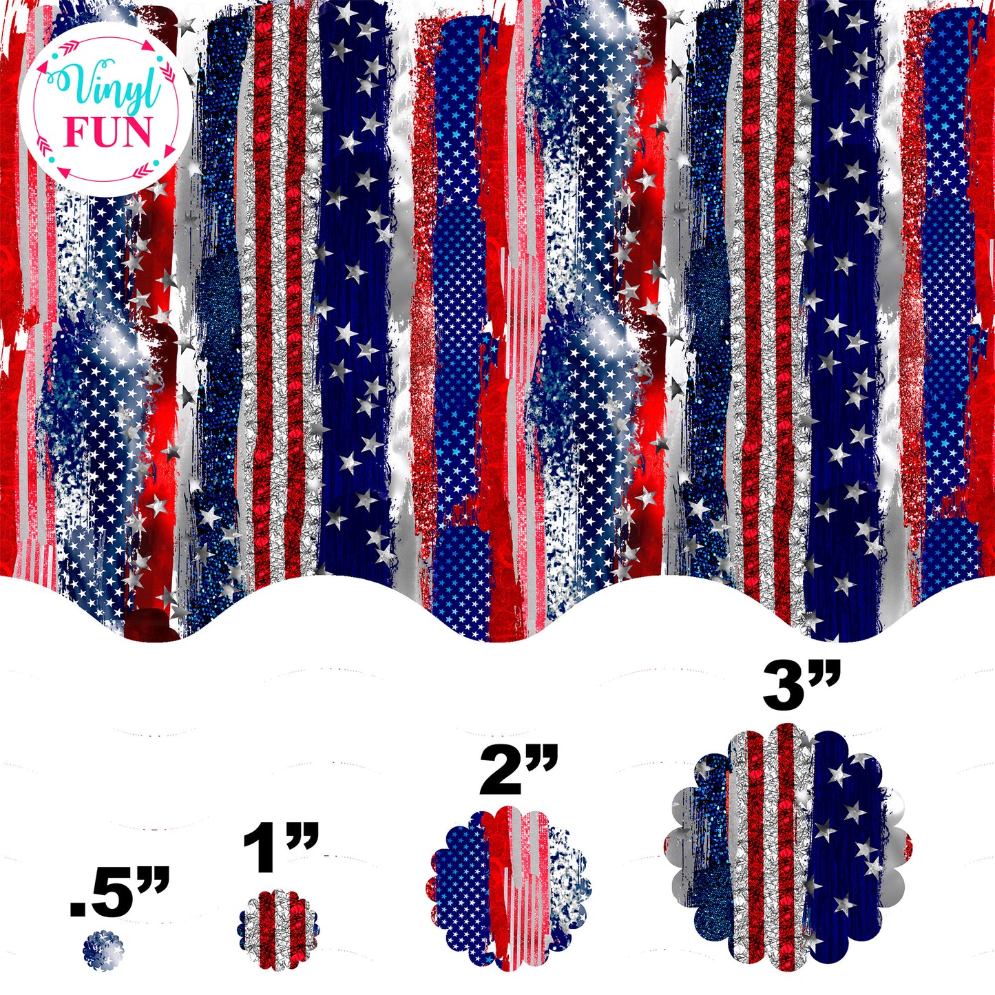 Patriotic Stroke - Acrylic