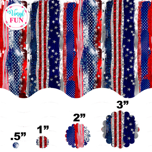 Patriotic Stroke - Acrylic
