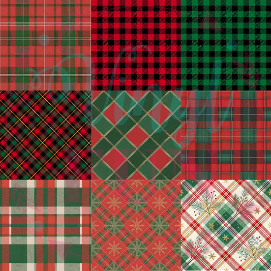 Pattern Sampler Chritmas Plaid
