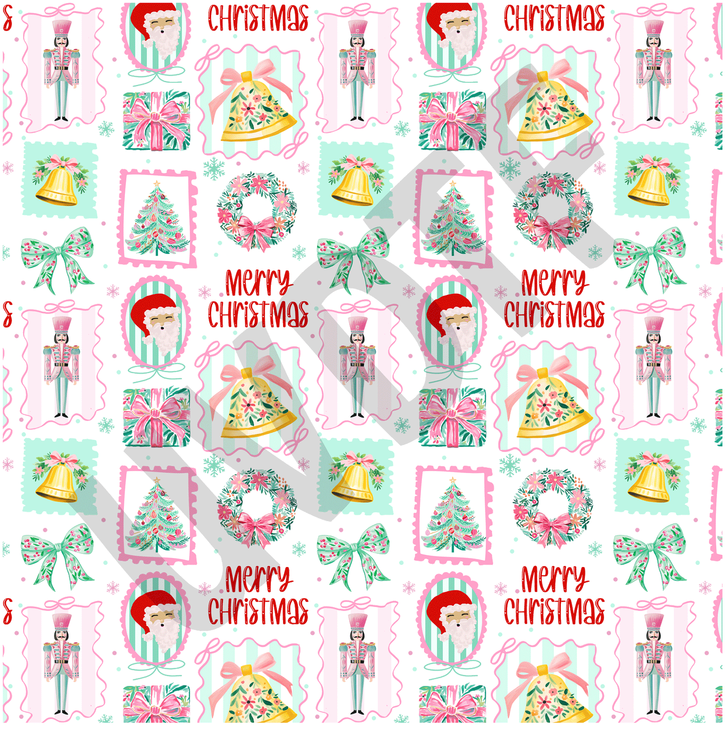 UVDTF Preppy Pastel Stamps Elements