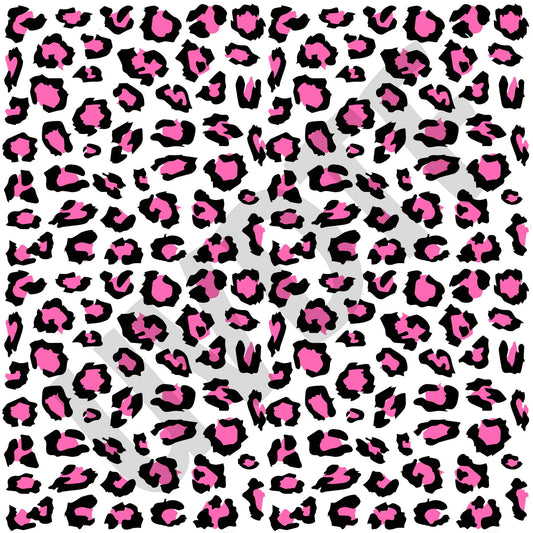 UVDTF Pink Leopard  Elements U4