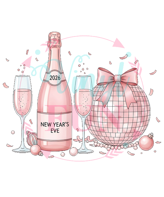 Pink New Years Transfer -NEW1