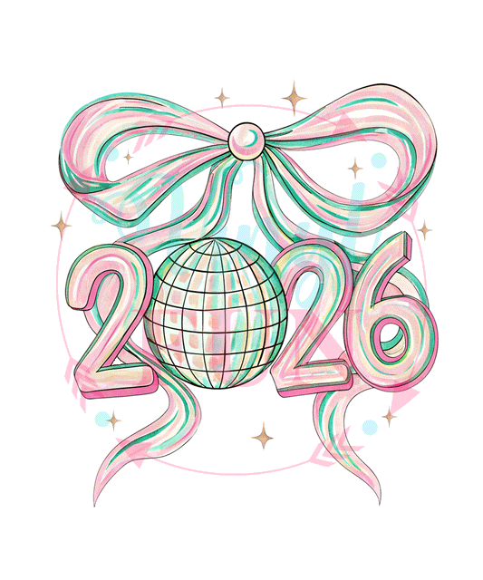 Pink & Teal Transfer -NEW5