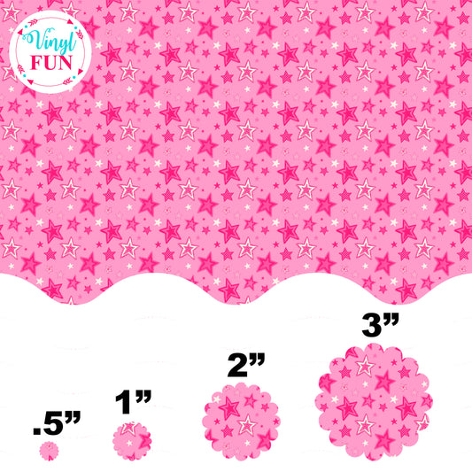 Pink Stars - Acrylic