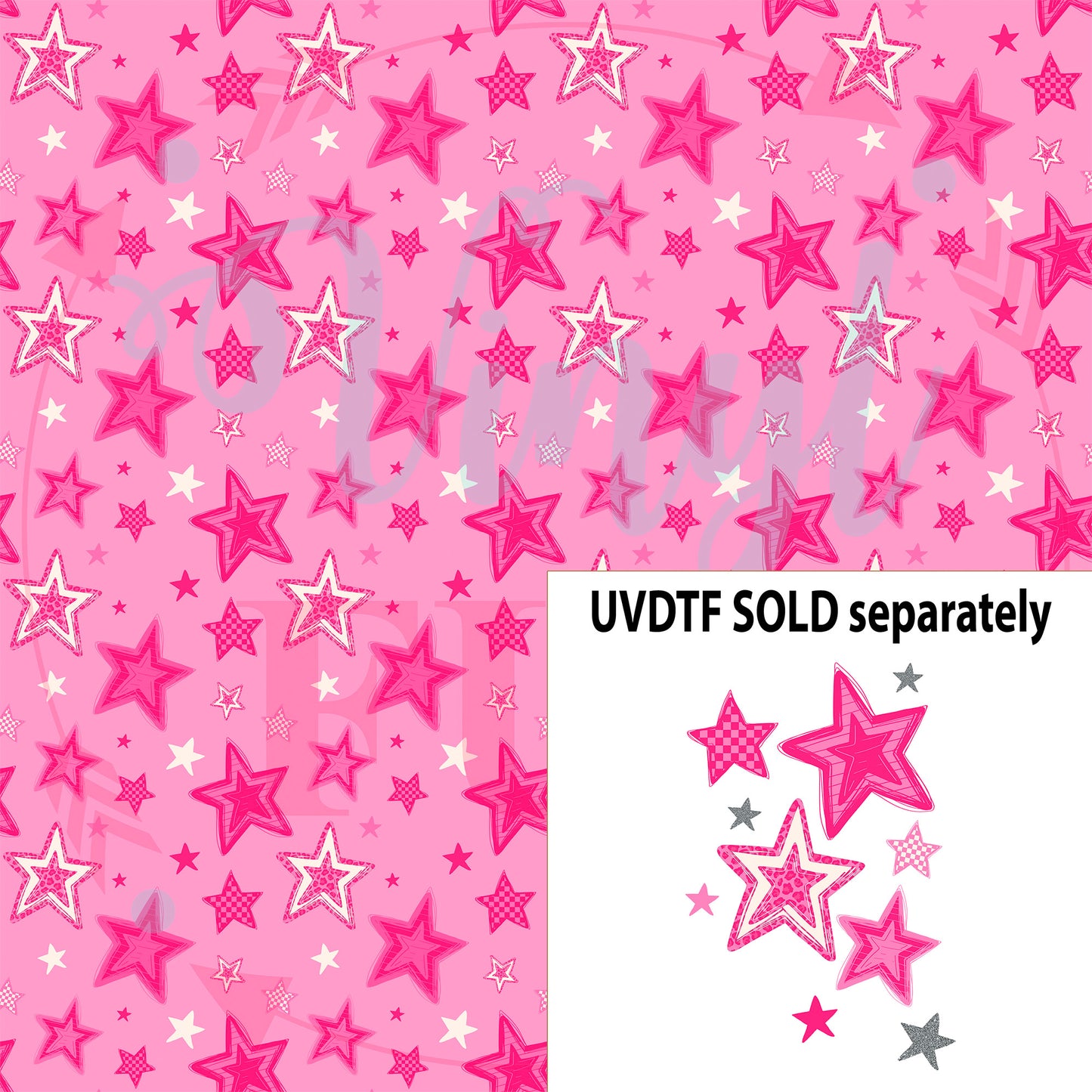Pink Stars Pattern