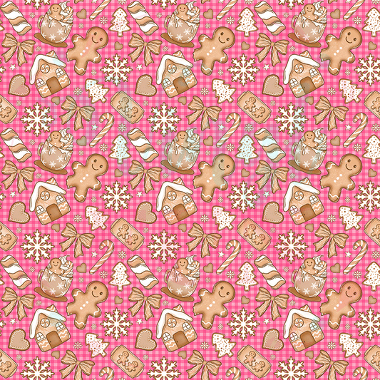 Plaid Gingerbread Pattern