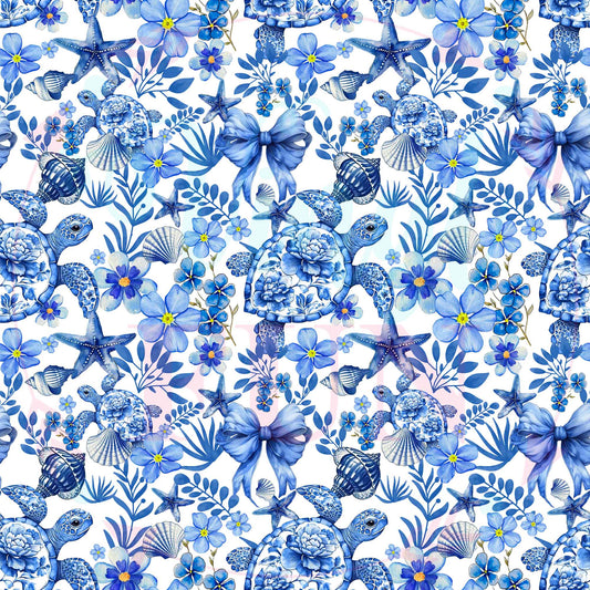 Porcelain Turtle Pattern-B20