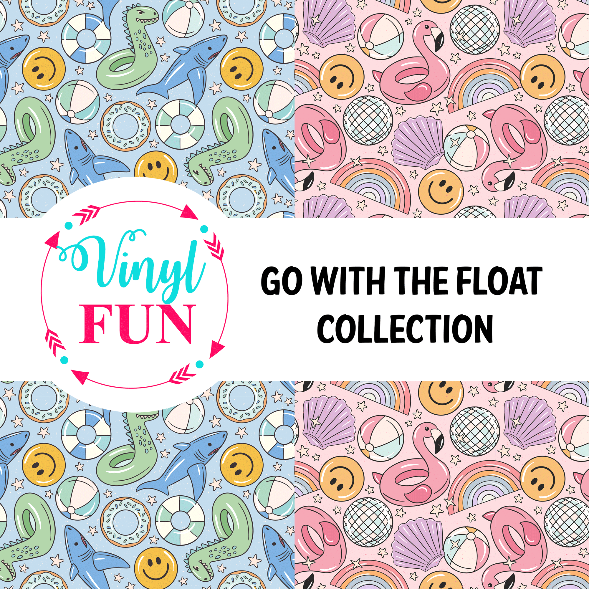 58,000+ floating pattern pictures Images High Quality... Go With The Float Pattern Collection-B20 – Vinyl Fun