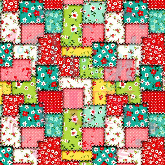 Pretty Patchwork Pattern-C7