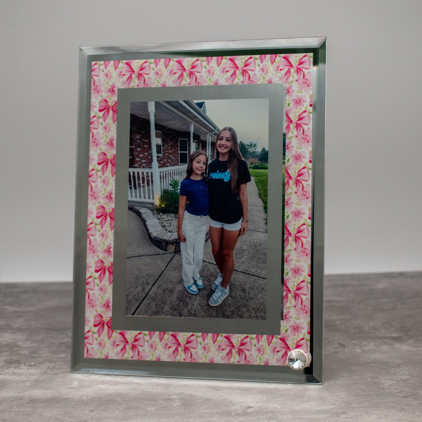 Mirrored Sublimation Photo Display Easel - 7" x 9"