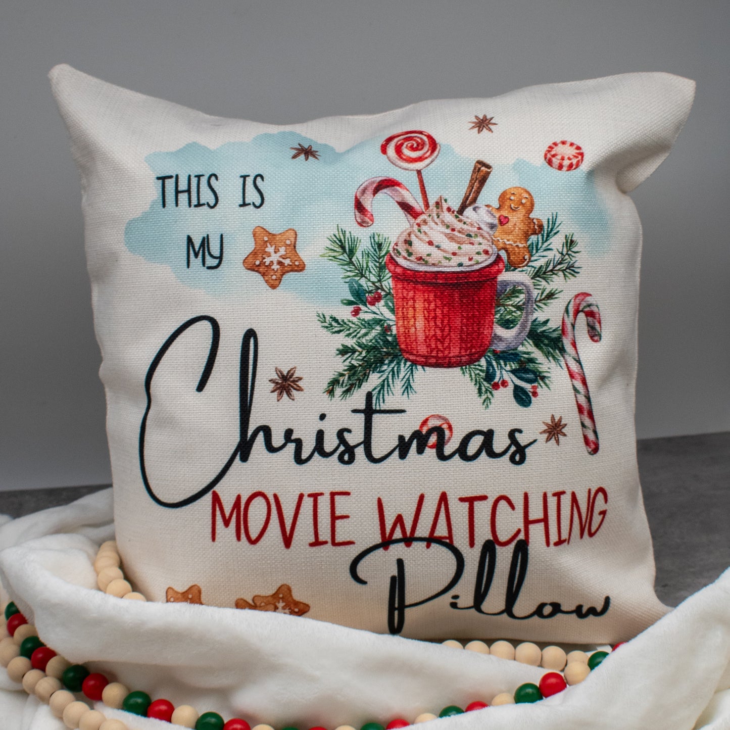 Burlap Sublimation pillow- 2 styles