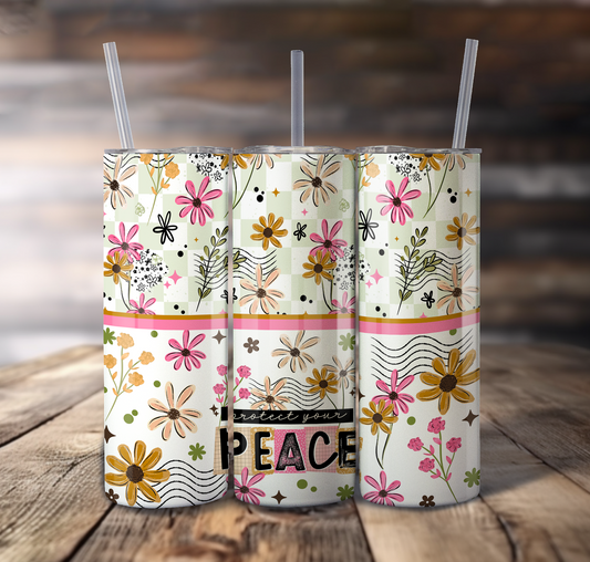 Protect Your Peace Wrap For Straight Tumbler - S806