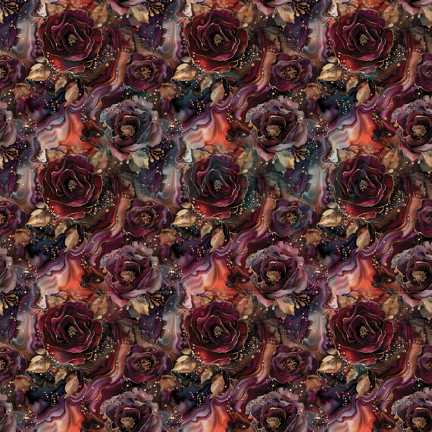 Purple Passion Roses Pattern