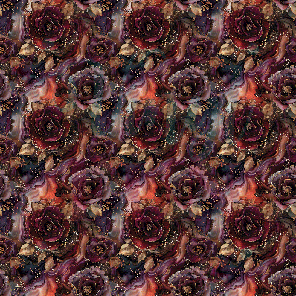 Purple Passion Roses Pattern – Vinyl Fun