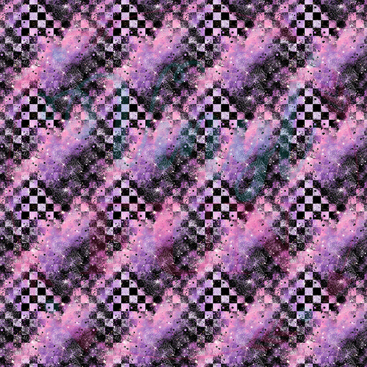 Purple Check Pattern