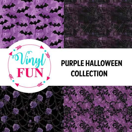 Purple Halloween Pattern Collection
