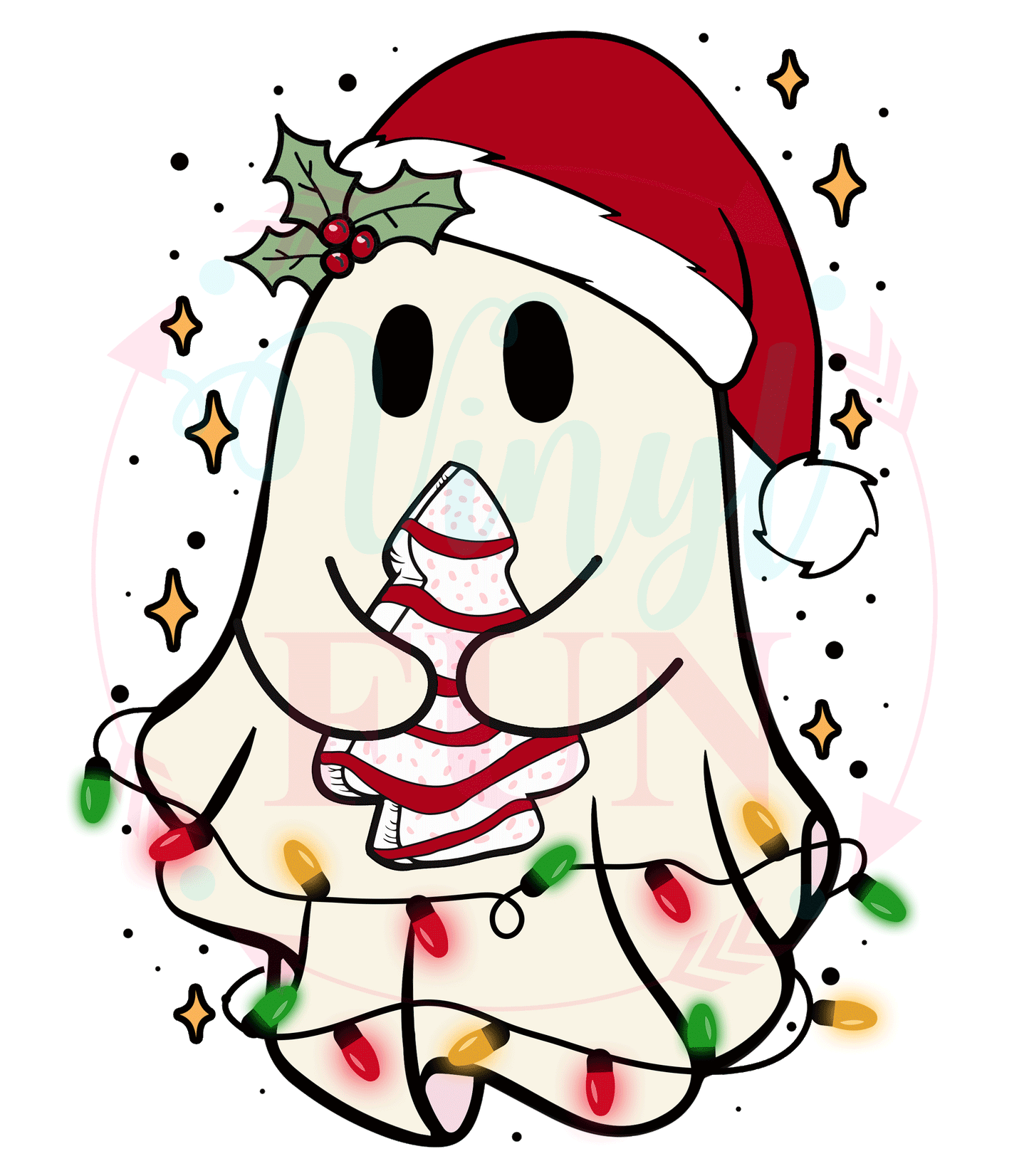 UVDTF Festive Ghost Decal-XM1