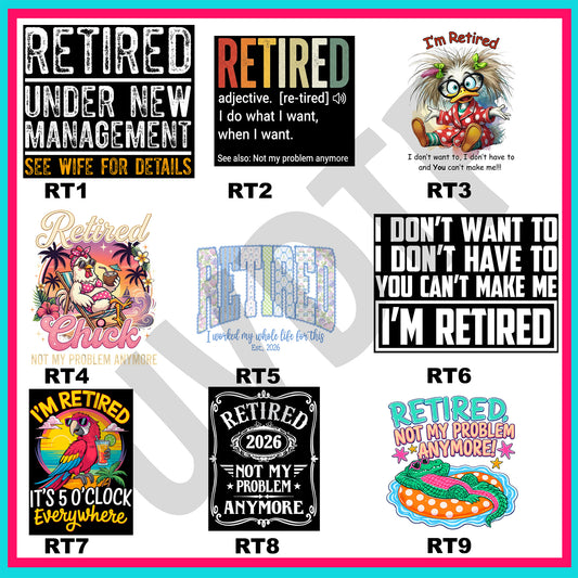 UVDTF Retirement Time Decals
