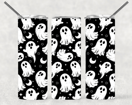 Ghosts Wrap For Straight Tumbler-S356