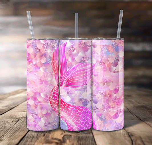 Mermaid Wrap For Straight Tumbler-S655
