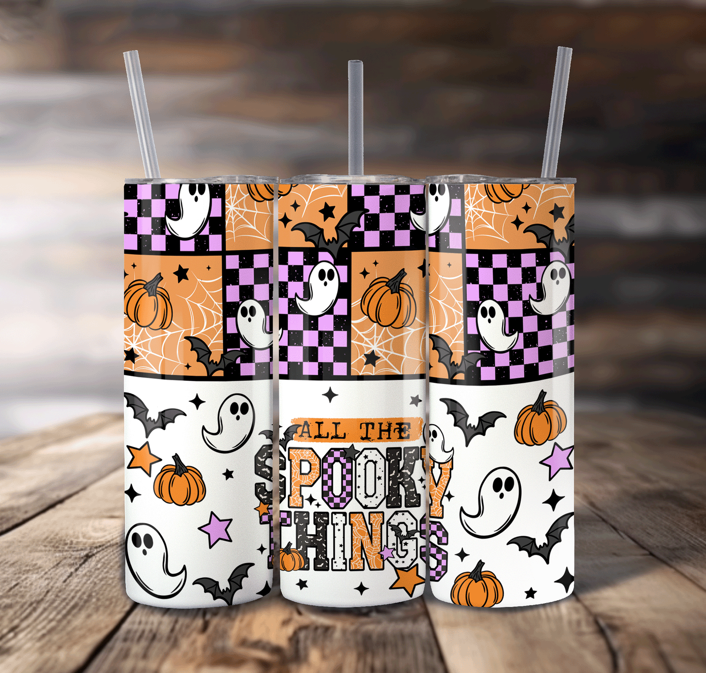 All The Spooky Things Wrap For Straight Tumbler-S678