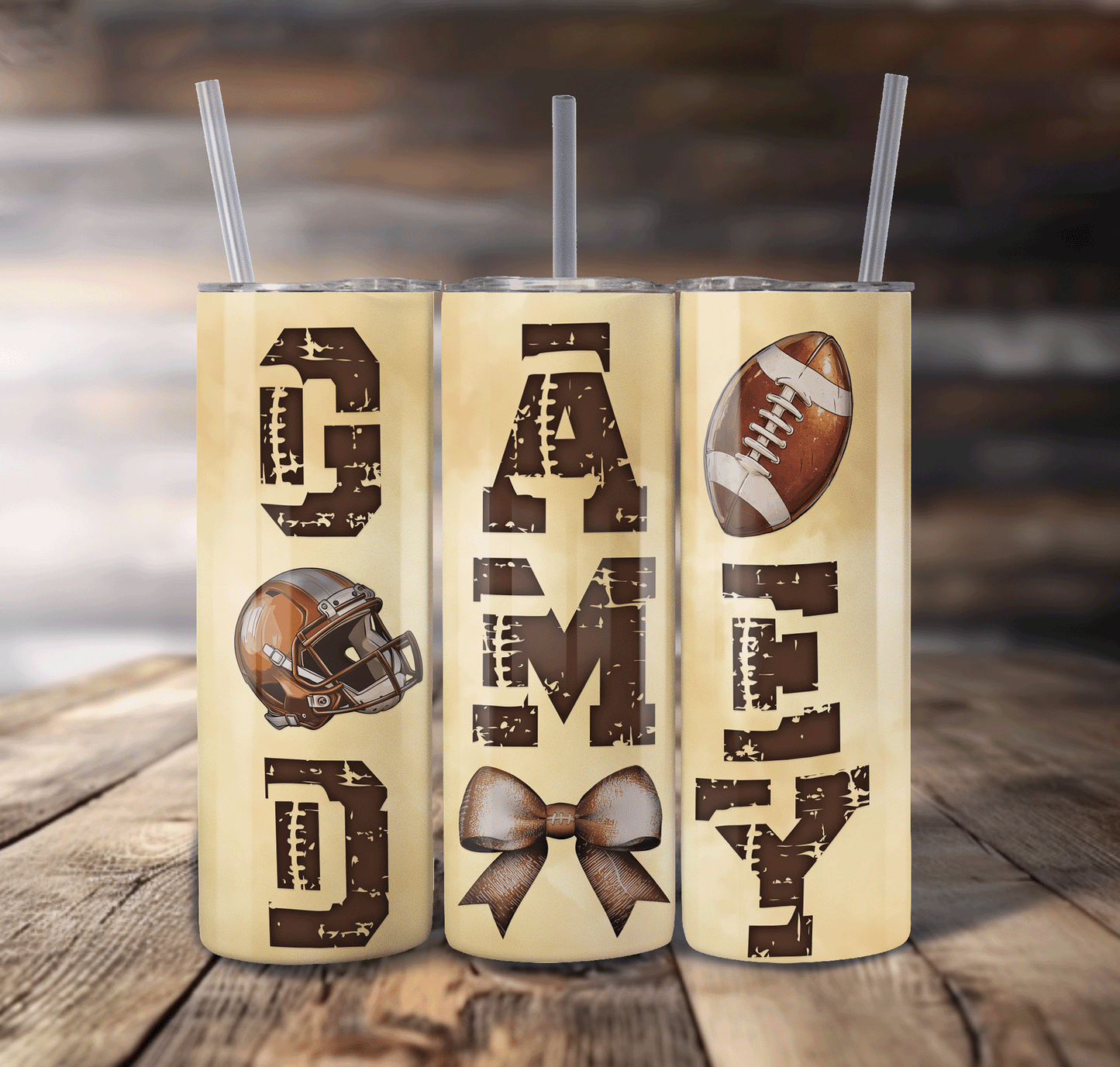 Game Day For Straight Tumbler-S693