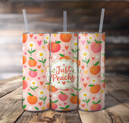 Just Peachy For Straight Tumbler - S848