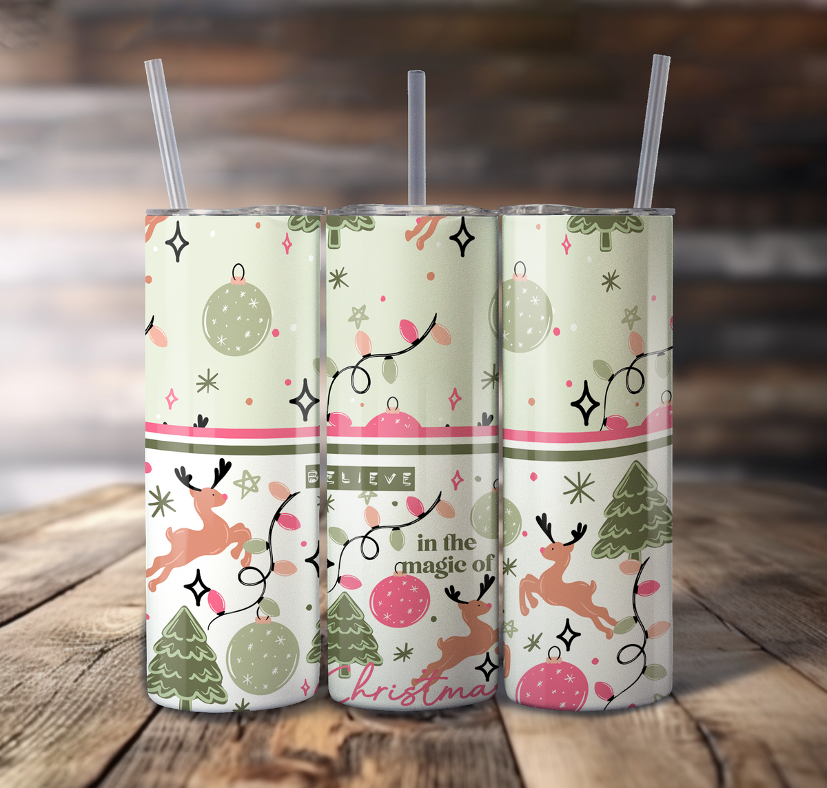 Magic Of Christmas For Straight Tumbler - S881