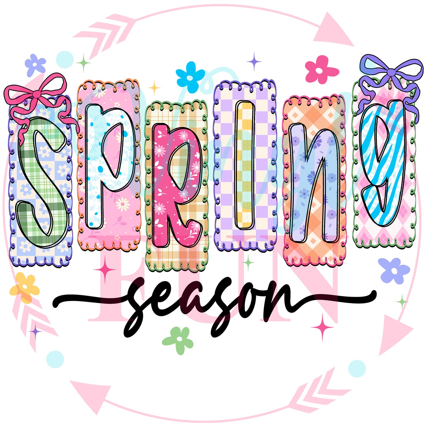 Spring Has Sprung Transfers - For Fabrics