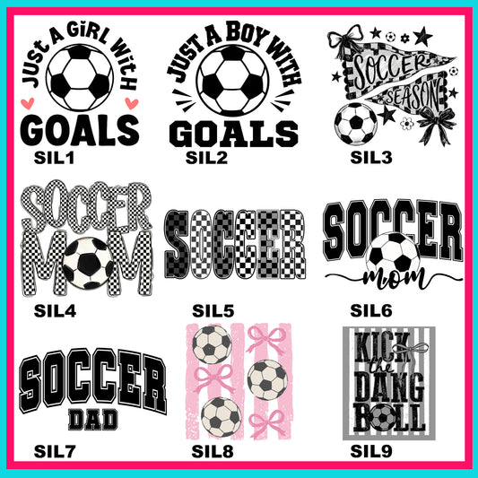 Soccer Is The Life Transfers - For Fabrics
