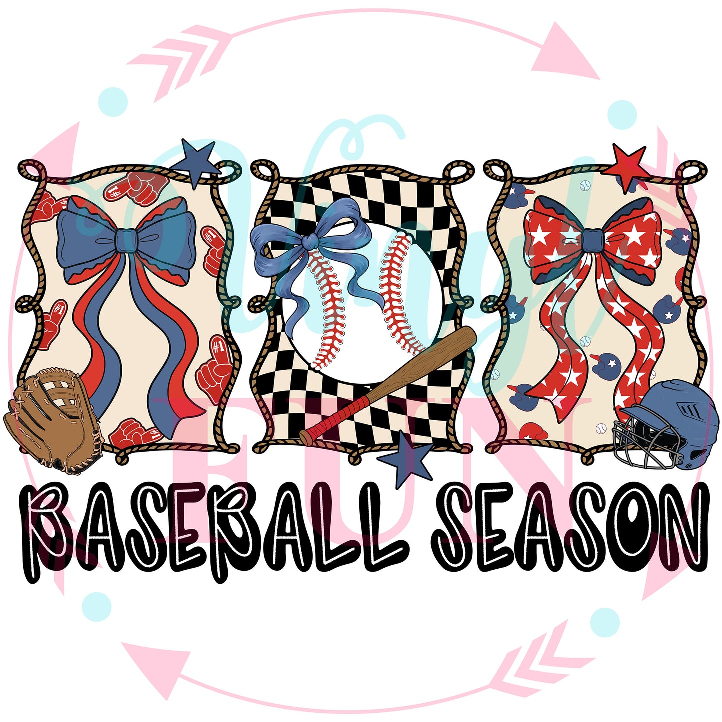 So Much Baseball Transfers - For Fabrics