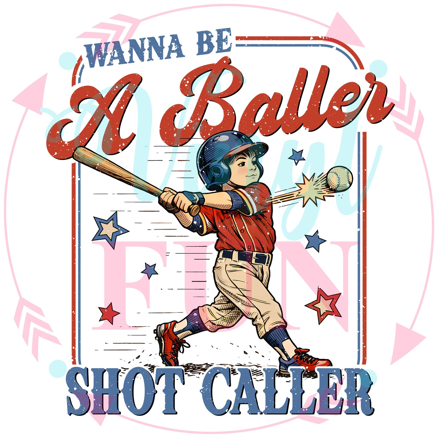 So Much Baseball Transfers - For Fabrics