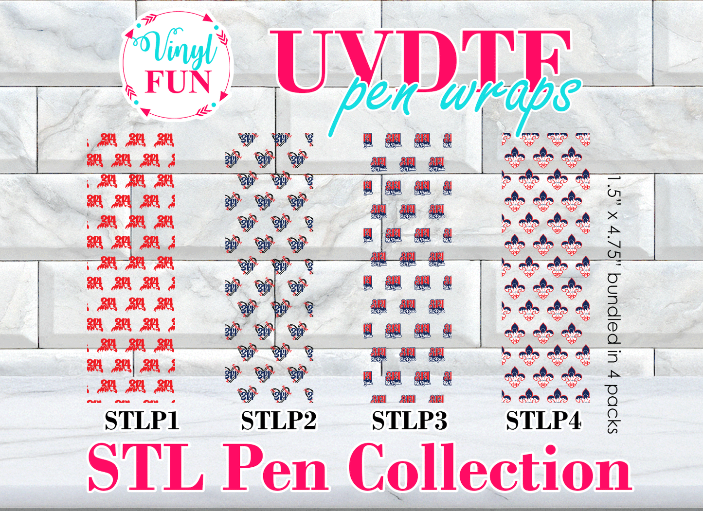 UVDTF STL Pen Wraps