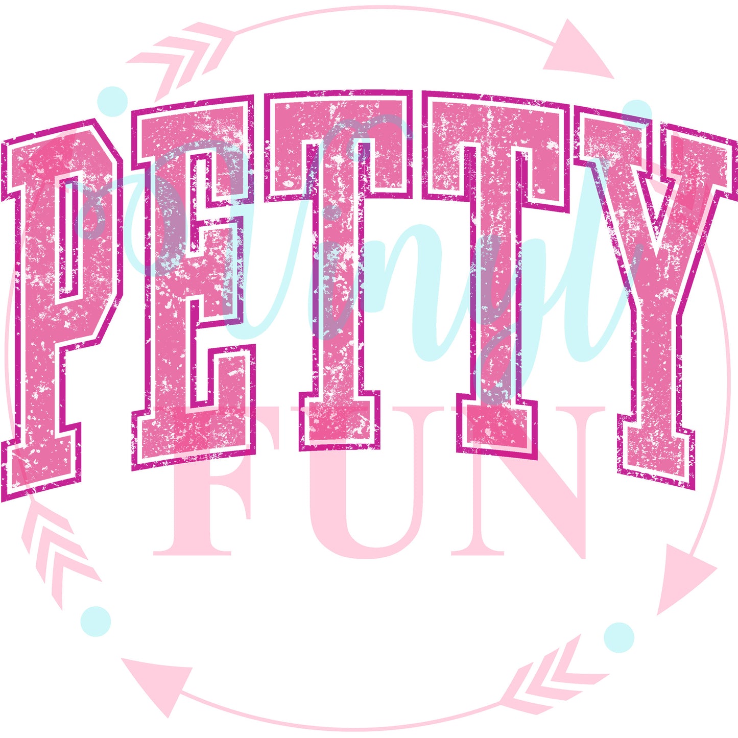 Sassy Varsity Words Transfers - For Fabrics