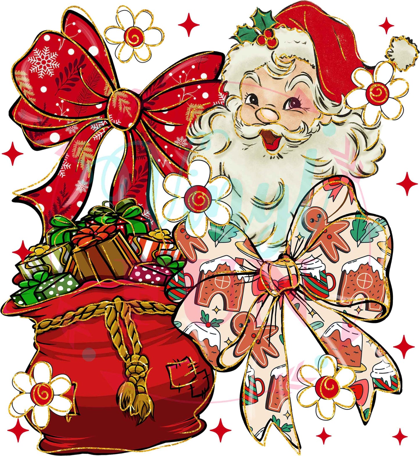 UVDTF Santa Decal -XM40