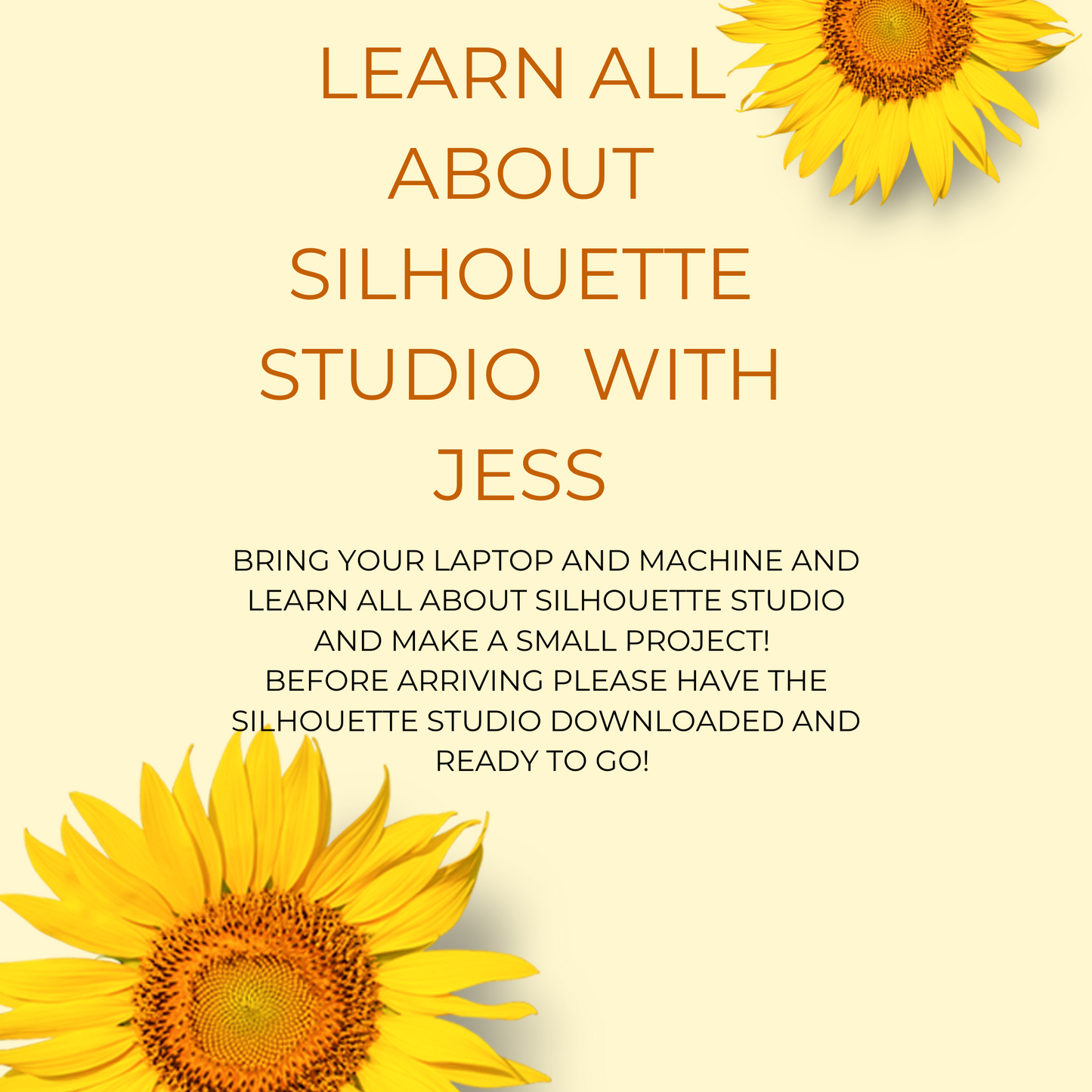 Silhouette Studio with Jess