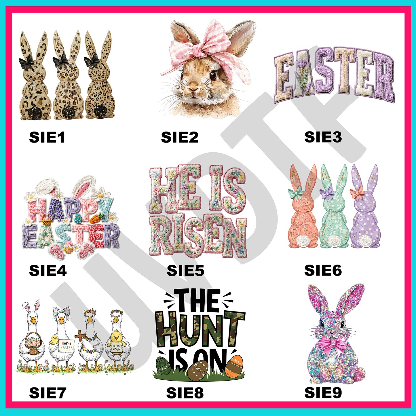 UVDTF Simply Easter Decals